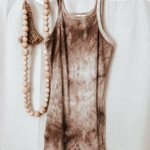 Tie-dye body con dress